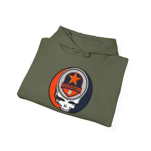 Grateful Dead - Houston Astros Grateful Dead Unisex Heavy Blend Hoodie - Hooded Sweatshirt - StealieShop